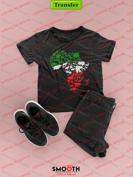 AFRICA ANIMALS .. .. (DTF TRANSFER)