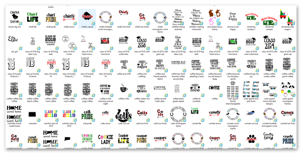 MEGA Random BUNDLE OVER 2000 File Bundle (SVG)