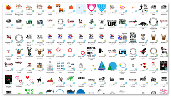 MEGA Random BUNDLE OVER 2000 File Bundle (SVG)