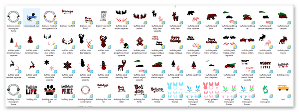 MEGA Random BUNDLE OVER 2000 File Bundle (SVG)