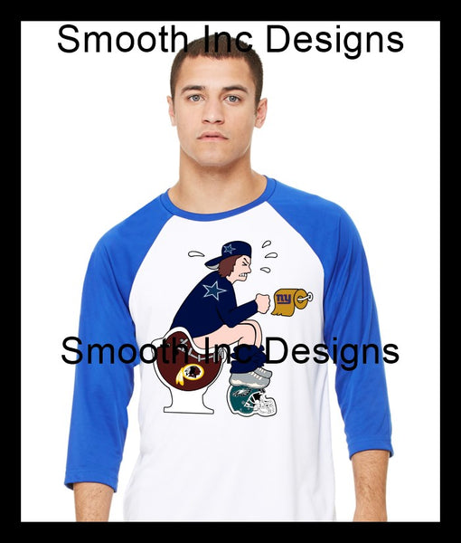 MAN ON TOILET FOOTBALL SVG BUNDLE