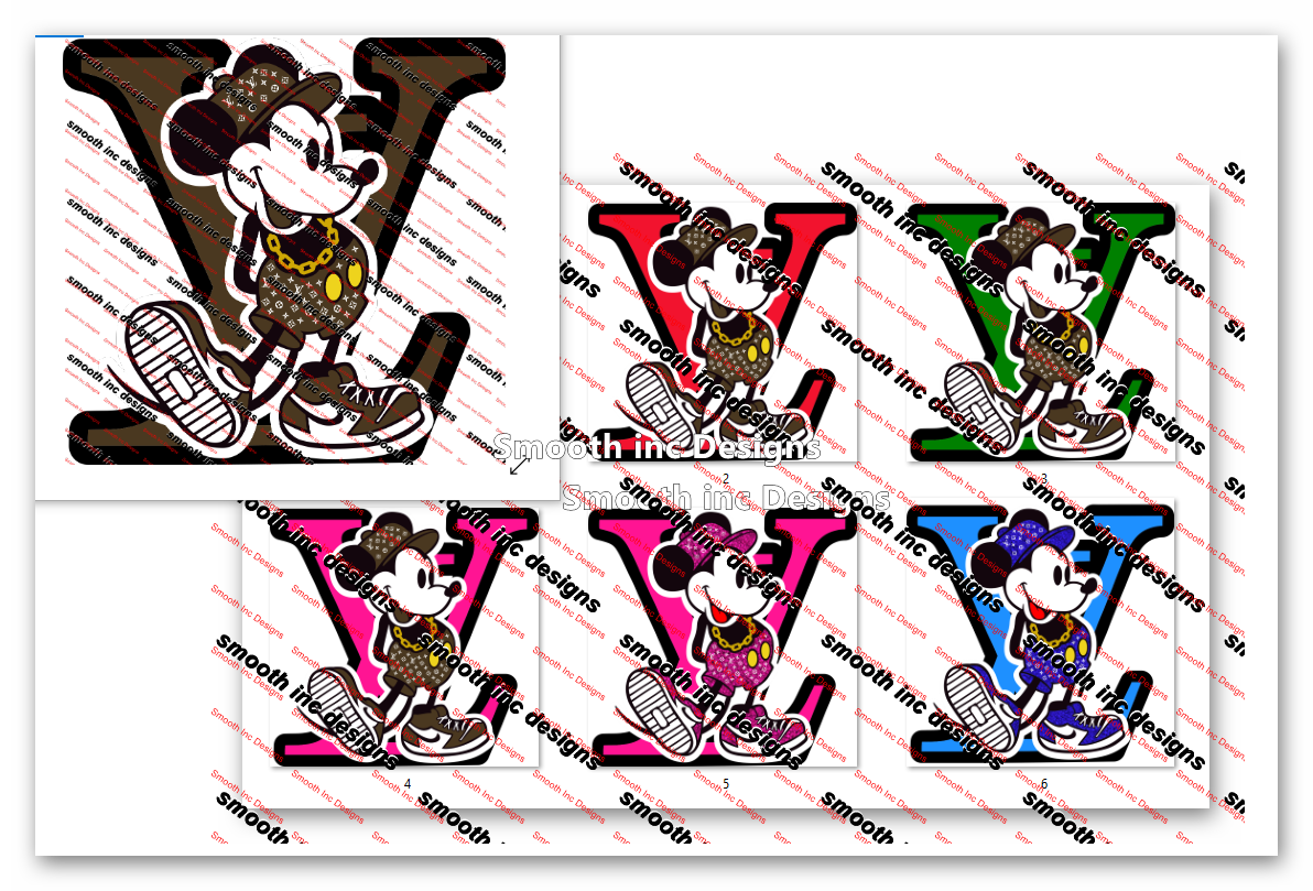 Designer Mickey: LOUIS V.