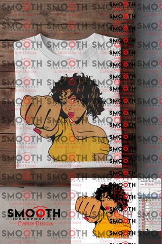 Strong Powerful Fight Woman