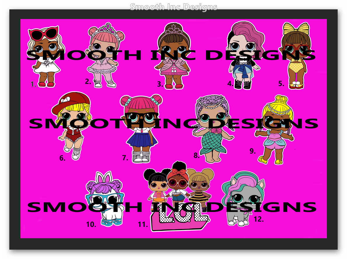 LOL Dolls (SVG and PNG)