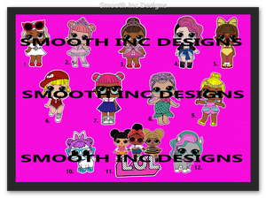 LOL Dolls (SVG and PNG)