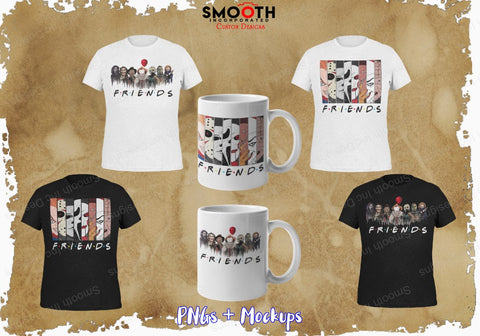 FRIENDS PNG (2 Designs)