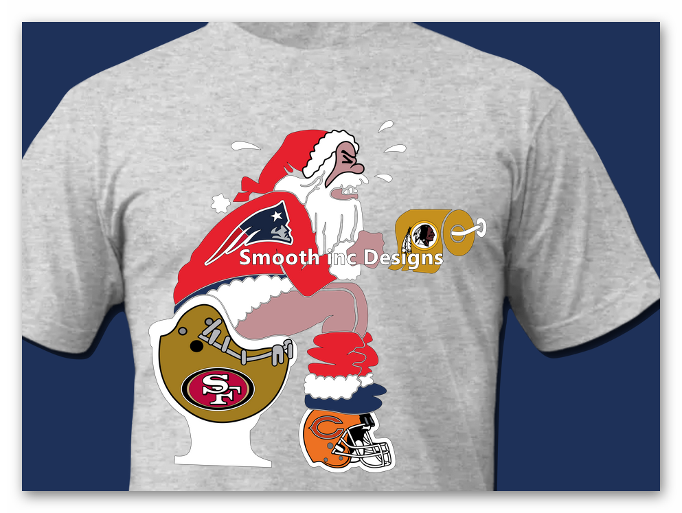 BAD SANTA FOOTBALL (32 TEAM) SVG BUNDLE