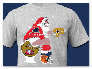 BAD SANTA FOOTBALL (32 TEAM) SVG BUNDLE