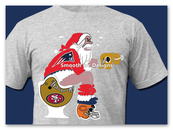 BAD SANTA FOOTBALL (32 TEAM) SVG BUNDLE