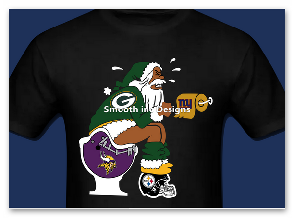 BAD SANTA FOOTBALL (32 TEAM) SVG BUNDLE