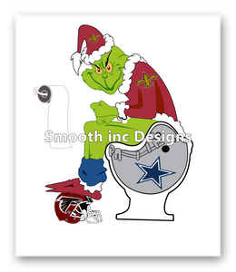 GRINCH FOOTBALL (32 TEAMS) SVG