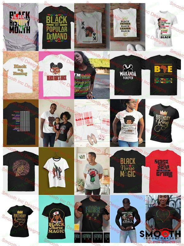 Black History 65 Design (Bundle)