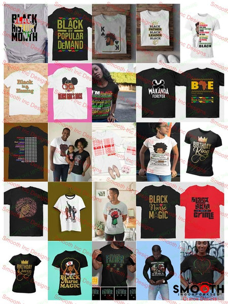 Black History 65 Design (Bundle)