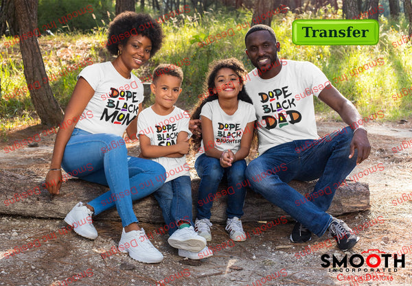 DOPE BLACK  .. .. (DTF TRANSFER) Design choices