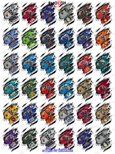 32 PNG Football FAN 4 LIFE BUNDLE