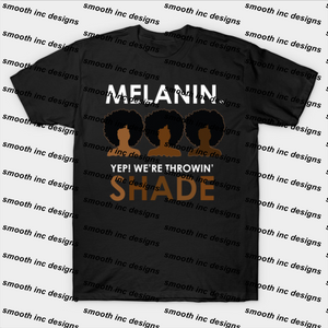 Melanin Throwing Shade Afro