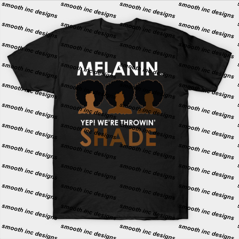 Melanin Throwing Shade Afro