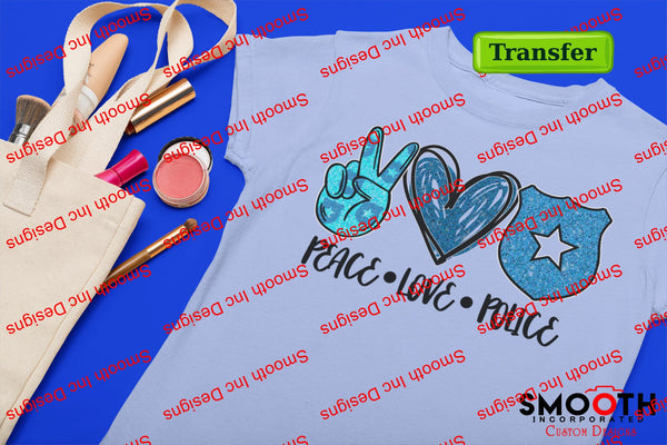 Peace - Love -.. .. (DTF TRANSFER) Design choices
