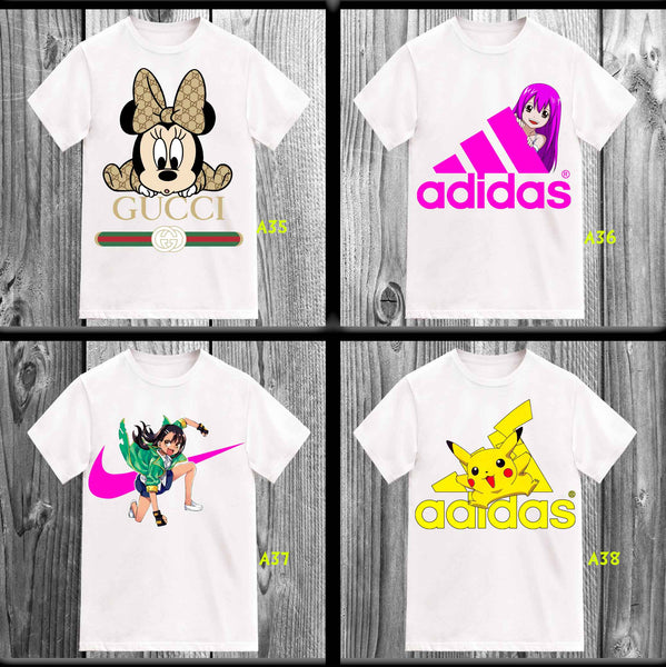 TOON SPORT DESIGNS (75 CHOICES) . .  (DTF TRANSFER)