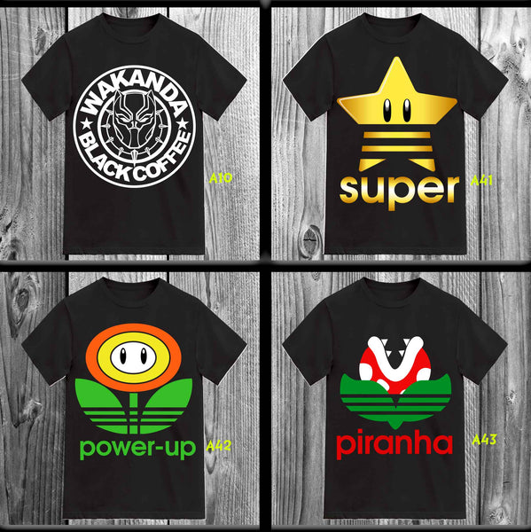 TOON SPORT DESIGNS (75 CHOICES) . .  (DTF TRANSFER)