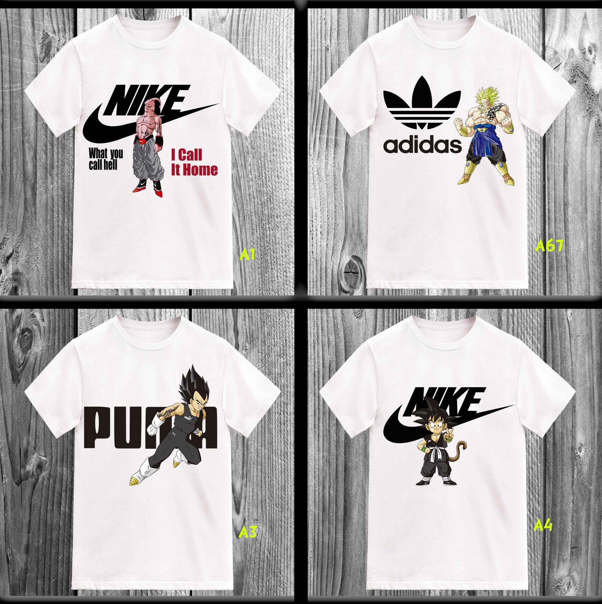 TOON SPORT DESIGNS (75 CHOICES) . .  (DTF TRANSFER)