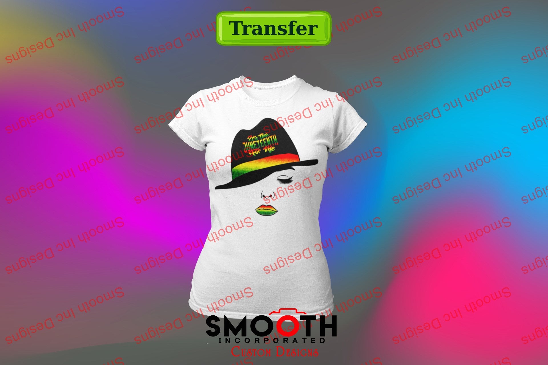 Its The Juneteenth For Me (V2) Hat & Lips (DTF TRANSFER)