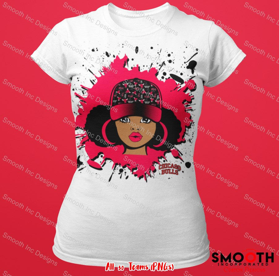 NBA Woman Hat (All 30 Teams PNGs)