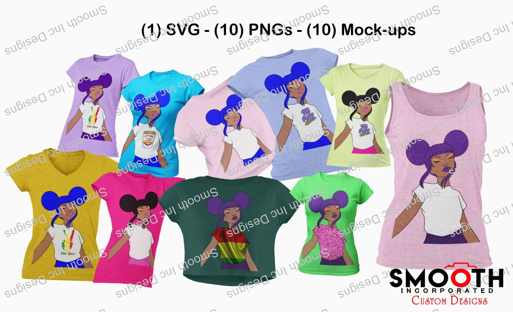 Afro Puff SET